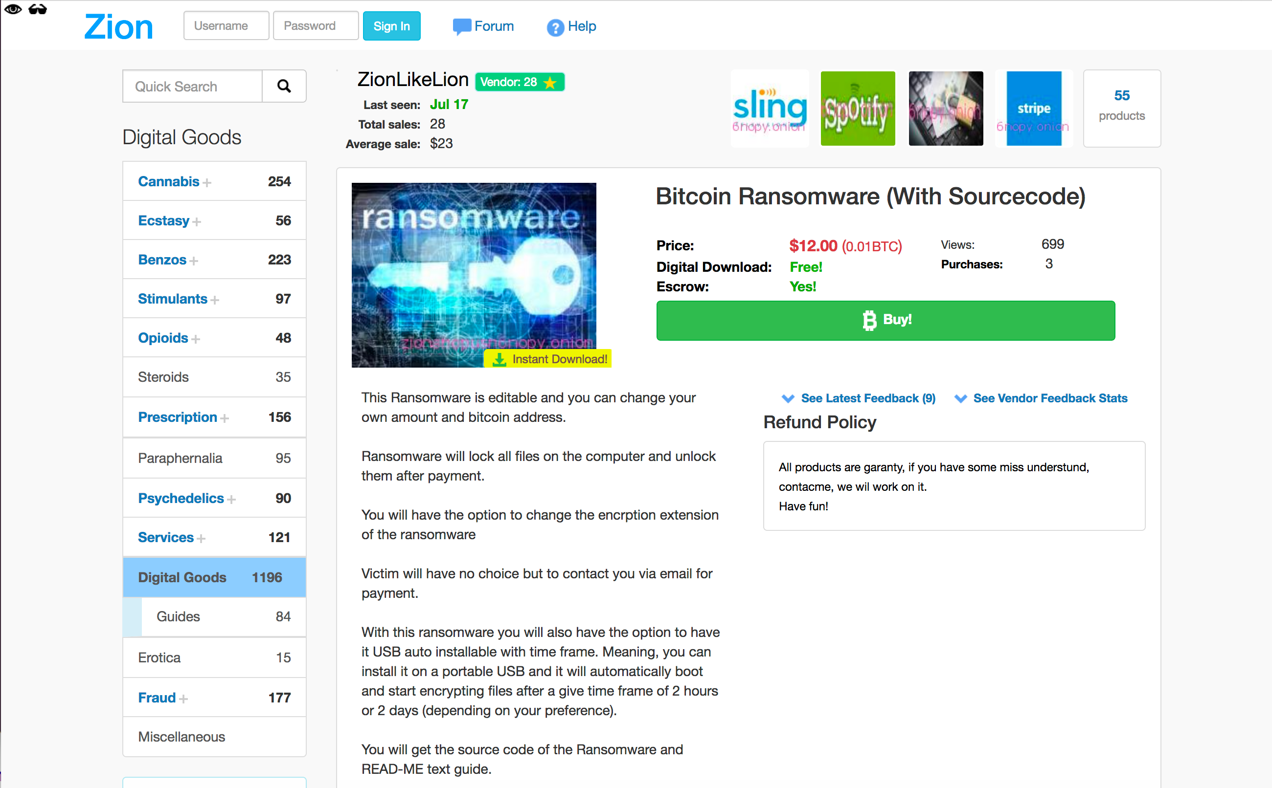 Darknet Market Ddos