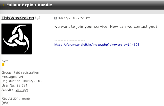 Fallout Exploit Kit Releases the Kraken Ransomware on Its Victims ...