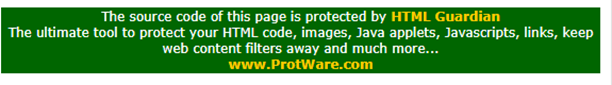 Figure 5- Image of HTML page viewed on browser