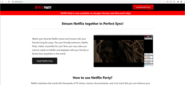 Netflix Party is now Teleparty