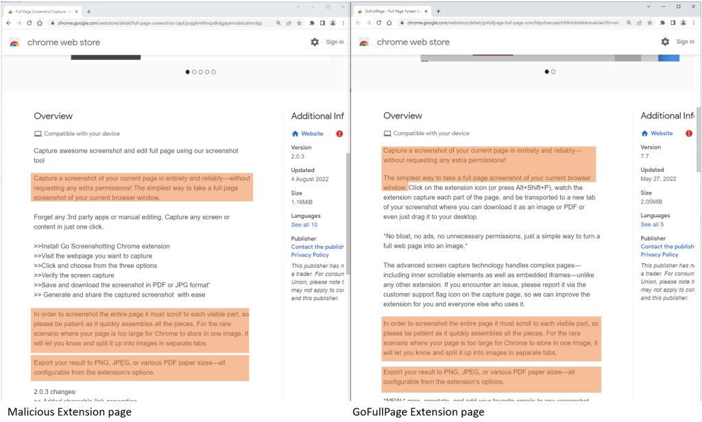 Malicious browser extensions in 2023