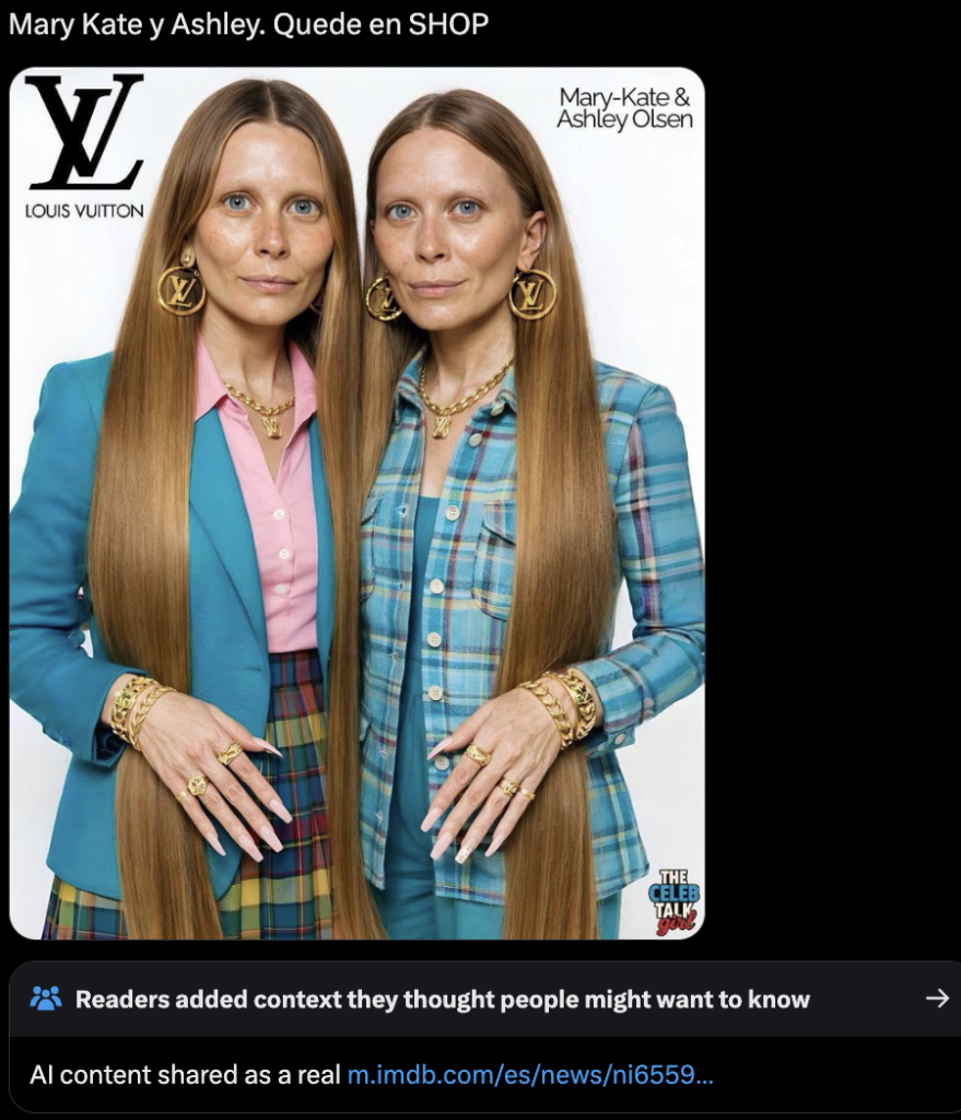 the AI image making rounds online