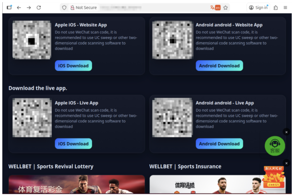 A imagem acima mostra aplicativos maliciosos disfarçados de sites de apostas esportivas ou prometendo uma cobertura exclusiva da Copa do Mundo. Mas quando os usuários fazem o download, seus dispositivos são infectados. 