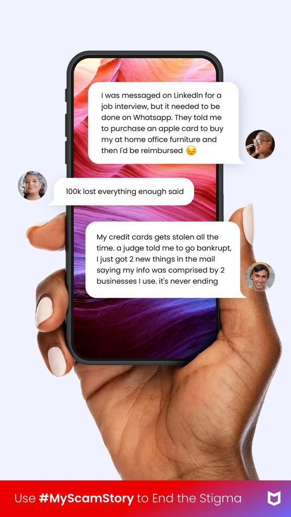 Examples of real messages sent in response to our campaign.