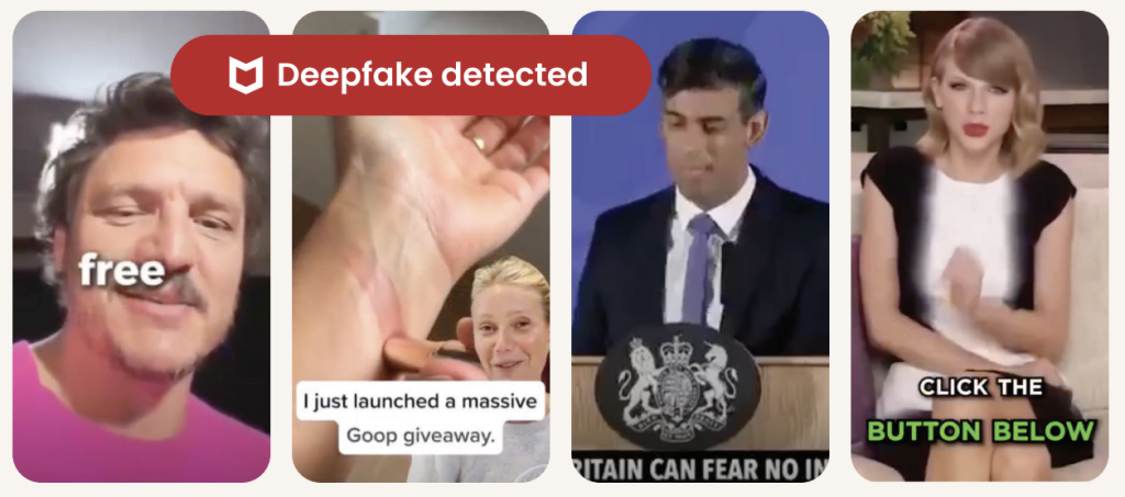 Examples of deepfake videos