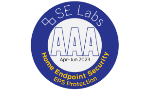 SE Labs April to June 2023 Home Endpoint Security EPS Protection award