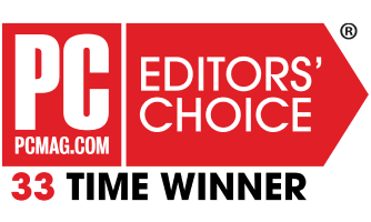 PCMag.com Editor's Choice 33 time winner