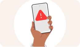 alert on mobile icon