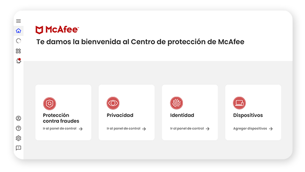 Centro de protección de McAfee