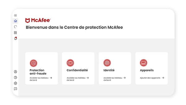 Centre de protection McAfee