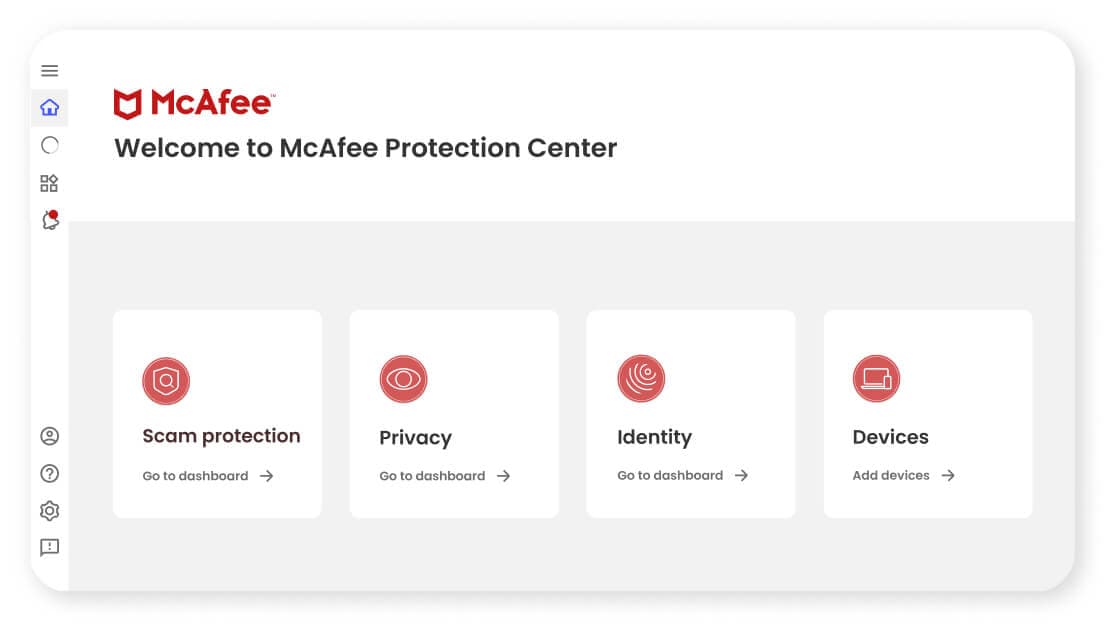 McAfee Protection Center